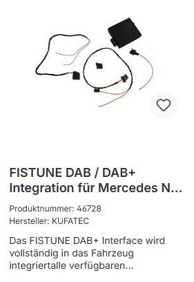 Fistune Nachrüstung DAB Plus Radio